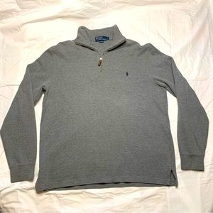 Polo by Ralph Lauren men’s quarter zip pull over.